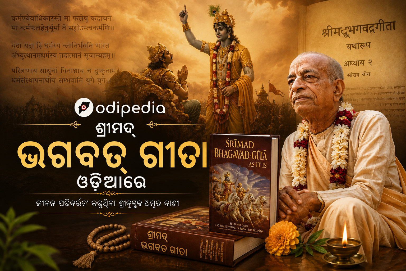 Bhagavad Gita in Odia on Odipedia